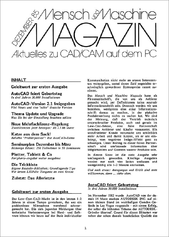 MuM Magazin 1985