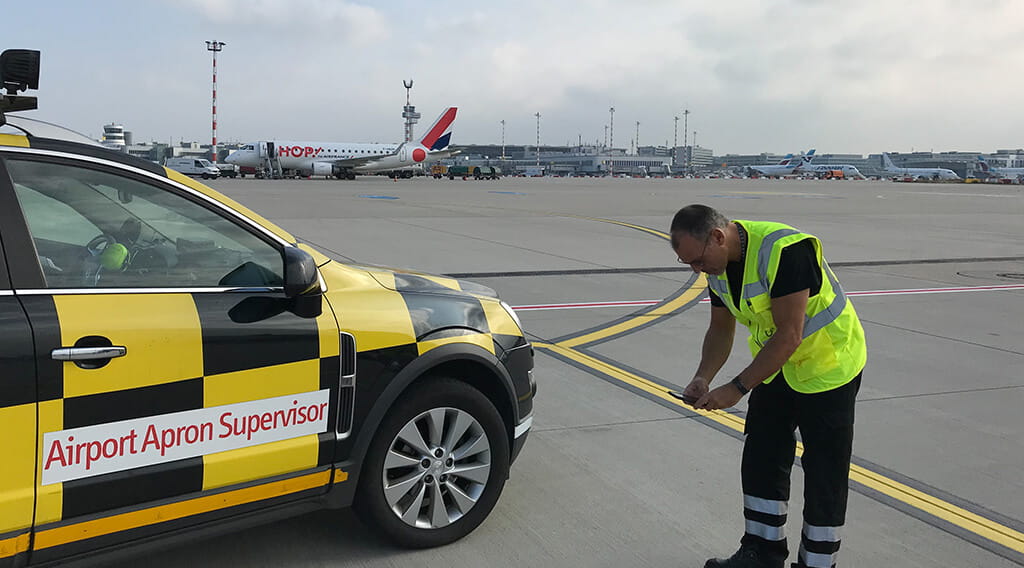 Flughafen Duesseldorf - Vorfeldaufsicht