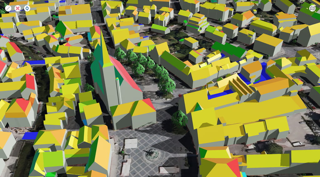 3D Modell MapEdit Stadt Schwabach
