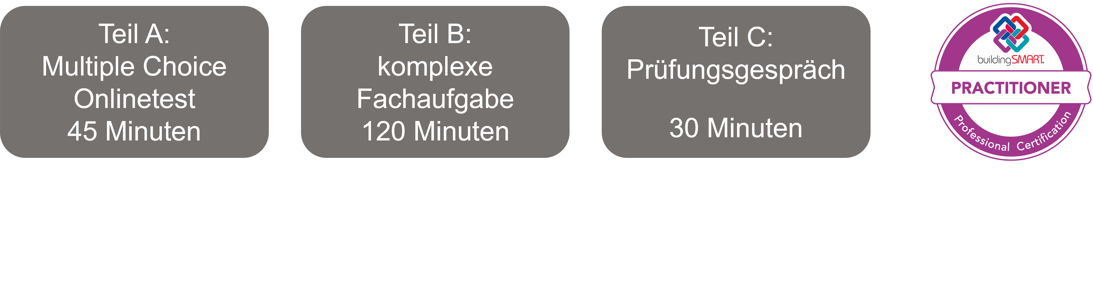 BIM Ready Grafik Practitioner Prüfungsablauf bei buildingSMART 