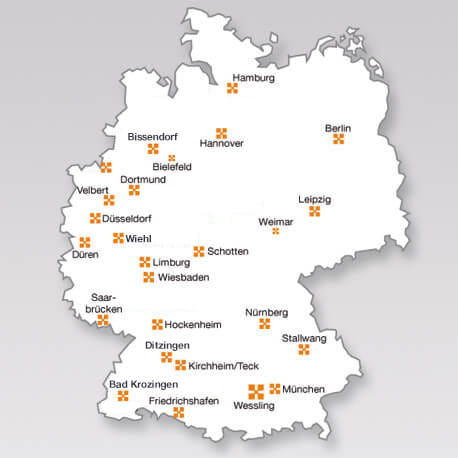 Mensch und Maschine Deutschland Niederlassungen