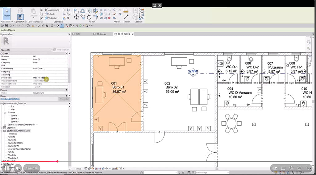 BIM Booster Ausbauflächen